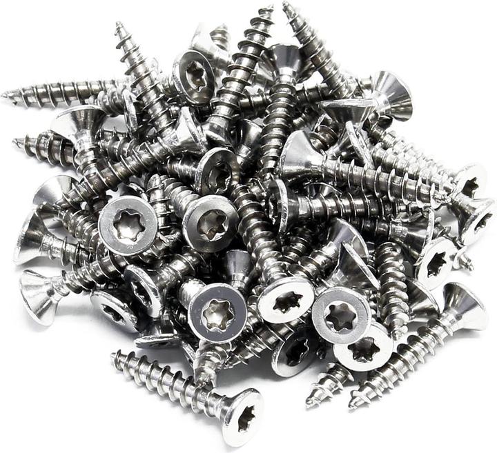 Produktbild XPOtool Schrauben 3,5x20mm Sechsrund T15 Edelstahl Clips Dielen Terrasse WPC