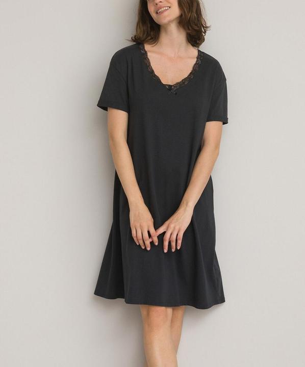 Actual product image La Redoute Collections Short Sleeved Nightdress (48, 50)