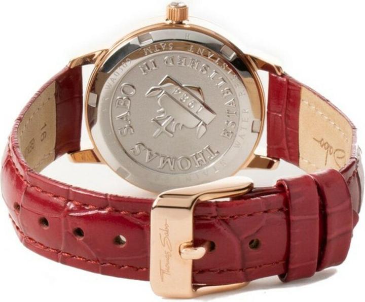 Image du produit Thomas Sabo Montre pour femme cerise/dorée rose AIR-WA0309 (Montre analogique, 32 mm)