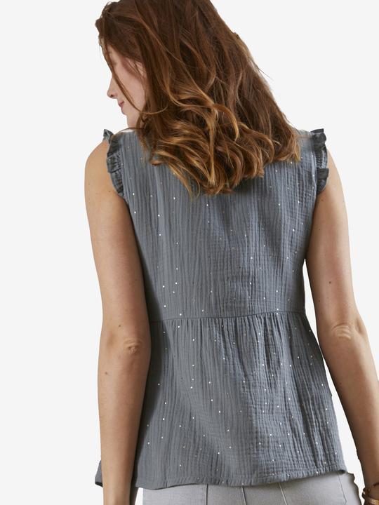 Produktbild Vertbaudet Ärmellose Musselinbluse für Schwangerschaft und Stillzeit