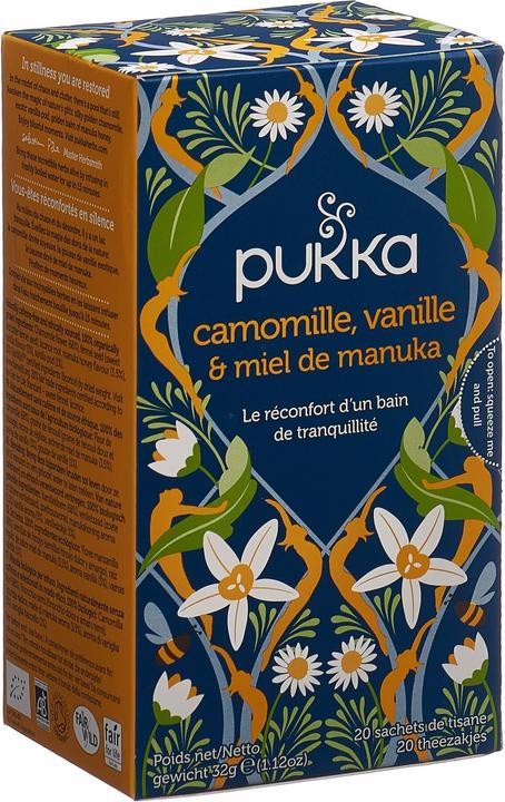 Image du produit Pukka Kamille, Vanille und Manuka-Honig (77 g)