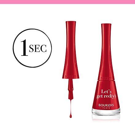 Produktbild Bourjois 1 Second (09 Let´s Get Red(y), Gel-Effekt Nagellack)