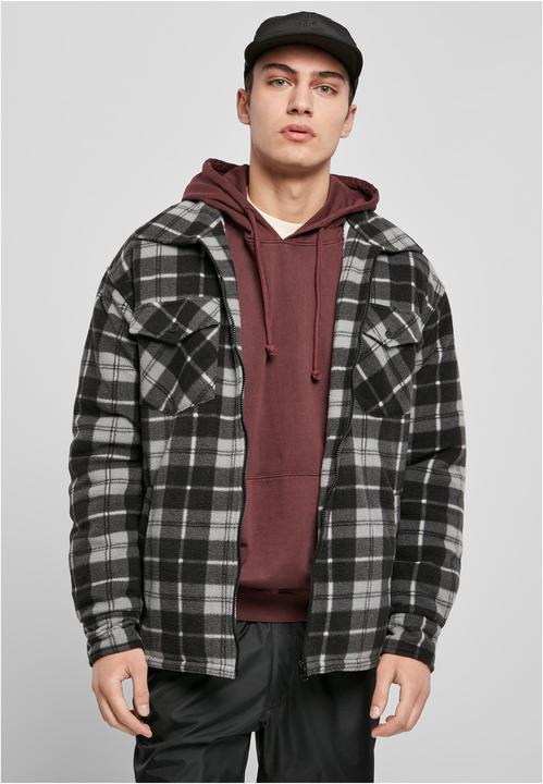 Actual product image Urban Classics Plaid Teddy Lined Shirt Jacket (4XL)