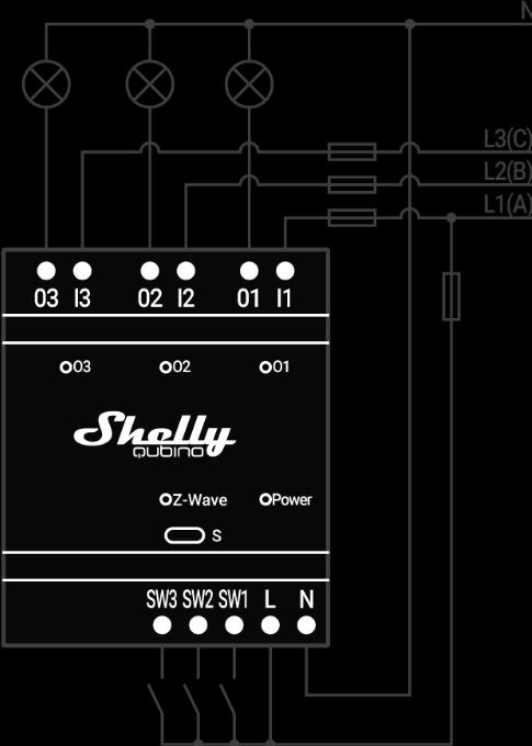 Actual product image Shelly Qubino Wave Shutter (Switch actuator)