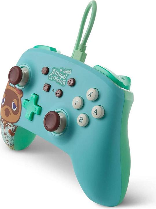 Image du produit PowerA Pro Controller con filo - Animal Crossing - Tom Nook (Switch)