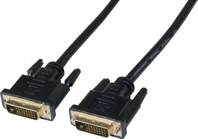 Produktbild Exertis Connect DVI Monitorkabel, Duallink, 24+1pol DVI-D St./St., 1,0 m Zum Anschluss von Monitoren und Beamern mit (1 m, DVI)