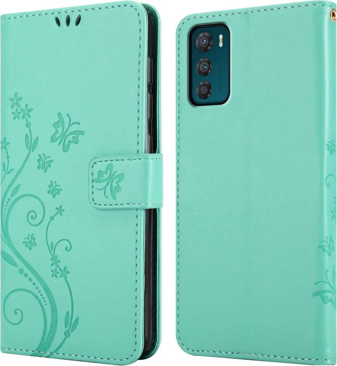 Produktbild Cadorabo Hülle für Motorola MOTO G42 mit Blumen Muster (Motorola Moto G42)