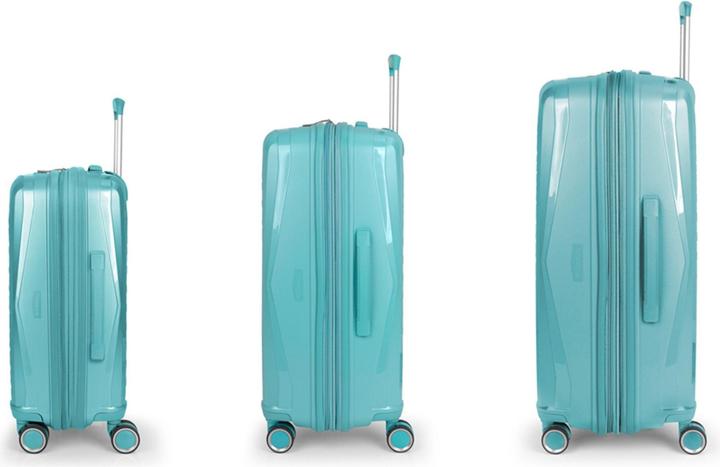 Actual product image Gabol Queens 4-wheel suitcase set 3-piece with stretch fold (223 l, XL (from 140l))
