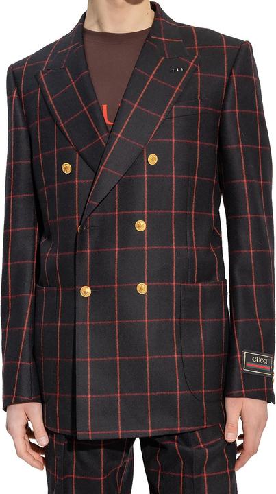 Produktbild Gucci Wool Checked Blazer (48)