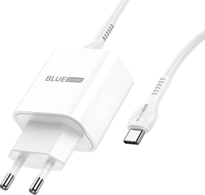 Actual product image Blue Power BCC80A Rapido, PD QC3 20W with USB-C cable (20 W)