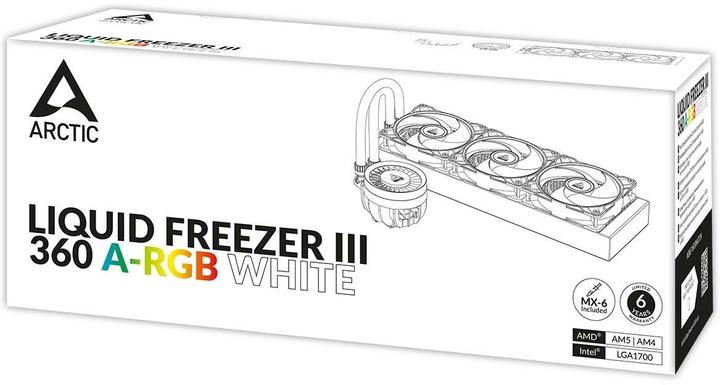 Actual product image Arctic Liquid Freezer III - 360 A-RGB (White)