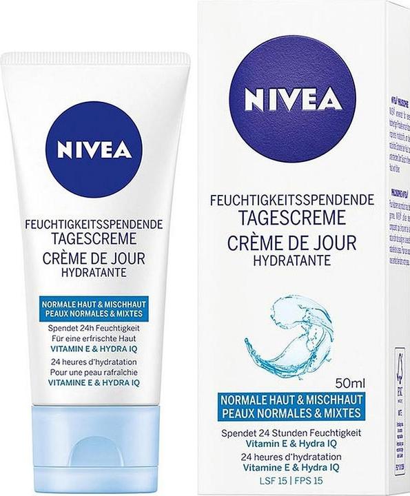 Produktbild NIVEA Erfrischende Tagescreme LSF 15 (50 ml, Tagescreme, SPF 15)