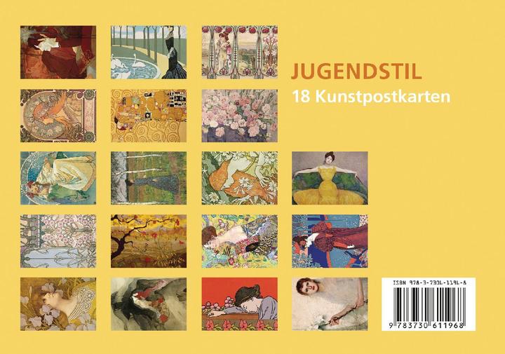 Actual product image Postcard Set Art Nouveau (18 pcs.)