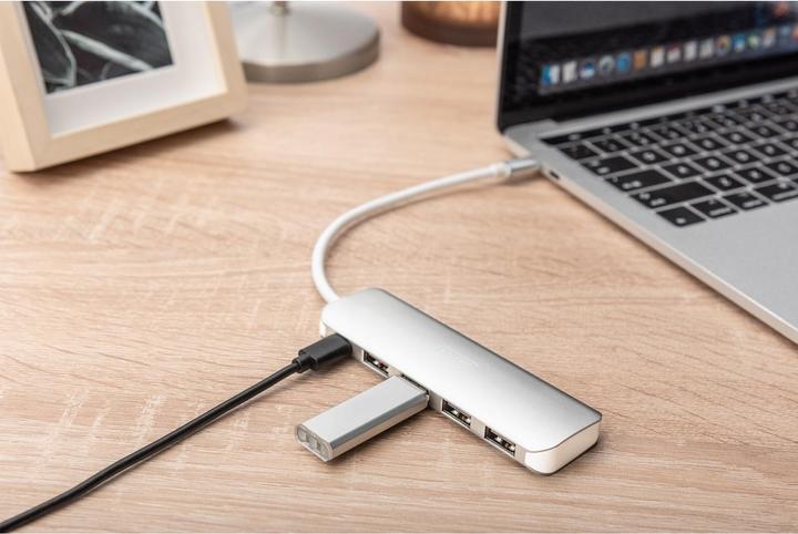 Actual product image Digitus USB-C Hub (USB-C, 4 Ports)