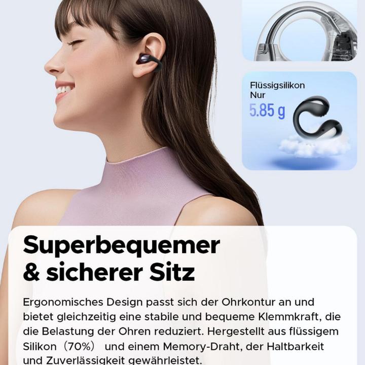 Produktbild Soundpeats PearlClip Pro TWS schwarz