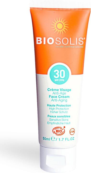 Produktbild Biosolis Sonnencrème Gesicht (Sonnencreme Gesicht, SPF 30, 50 ml)