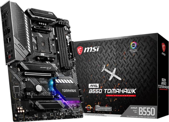 Actual product image MSI MAG B550 TOMAHAWK (AM4, AMD B550, ATX)
