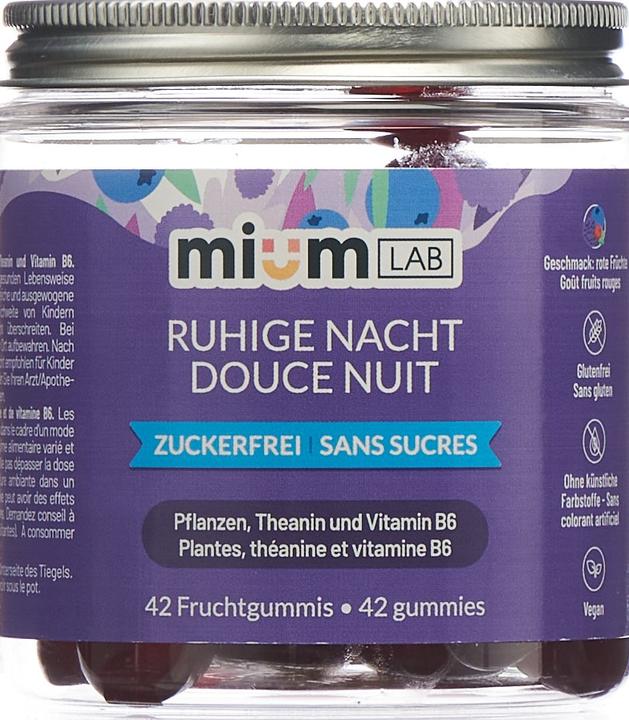 Produktbild Mium Lab Vitamingummis Ruhige Nacht (42 Stück, Gummies, 140 g)