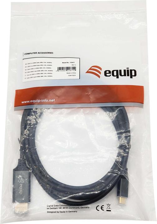 Actual product image equip Adapter USB-C -> HDMI (3 m, USB Type C, HDMI)