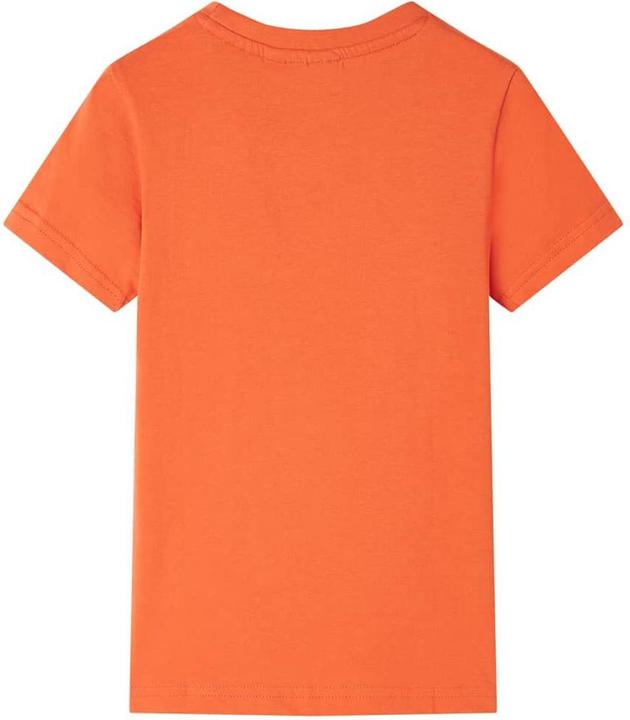Actual product image VidaXL Children's T-shirt light orange 128,Material: 100 (128)