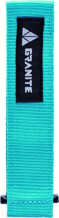 Actual product image Granite Skirt strap, fastening strap with Velcro fastener, 450mm long, with inner strap, non-slip, TURQUOISE