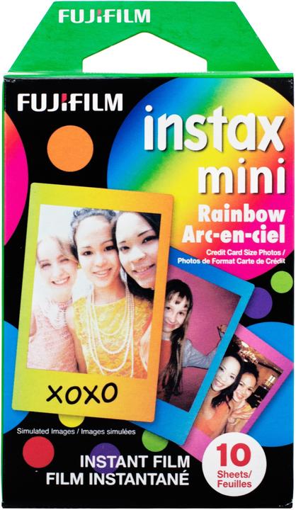 Actual product image Fujifilm Instax Color Mini Rainbow (Instax Mini)