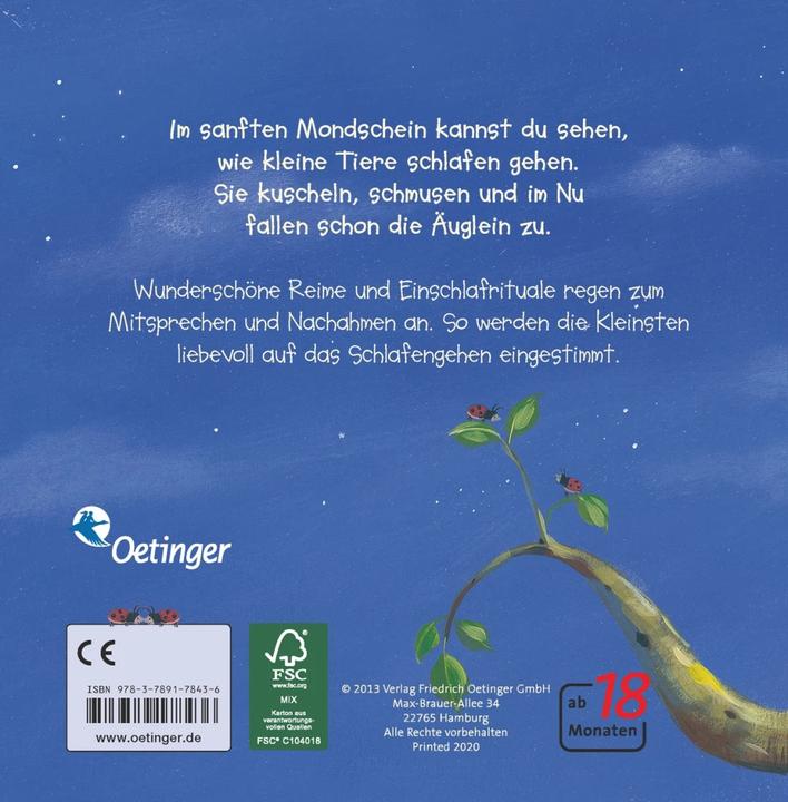 Image du produit Wie kleine Tiere schlafen gehen (Allemand, Anne-Kristin de Bruges, 2013)