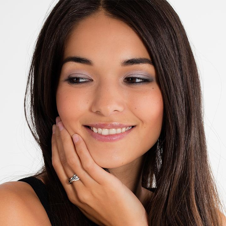 Produktbild Thomas Sabo Mehrfachring Glaube, Liebe, Hoffnung (48, 925 Silber)