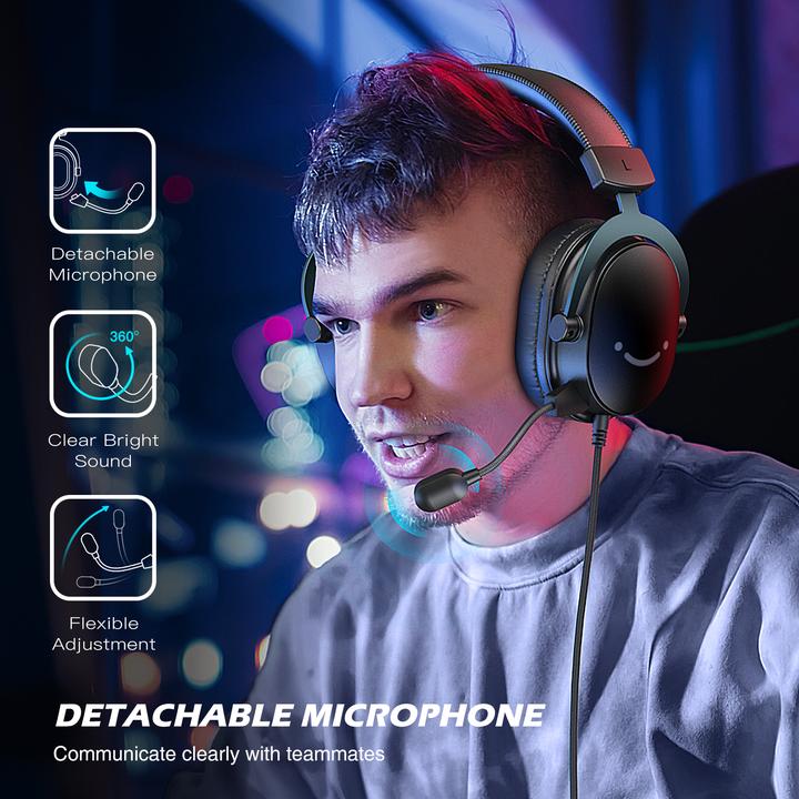 Produktbild Fifine H9 black 3.5MM + USB dual connector headphone for gaming, streaming, recording