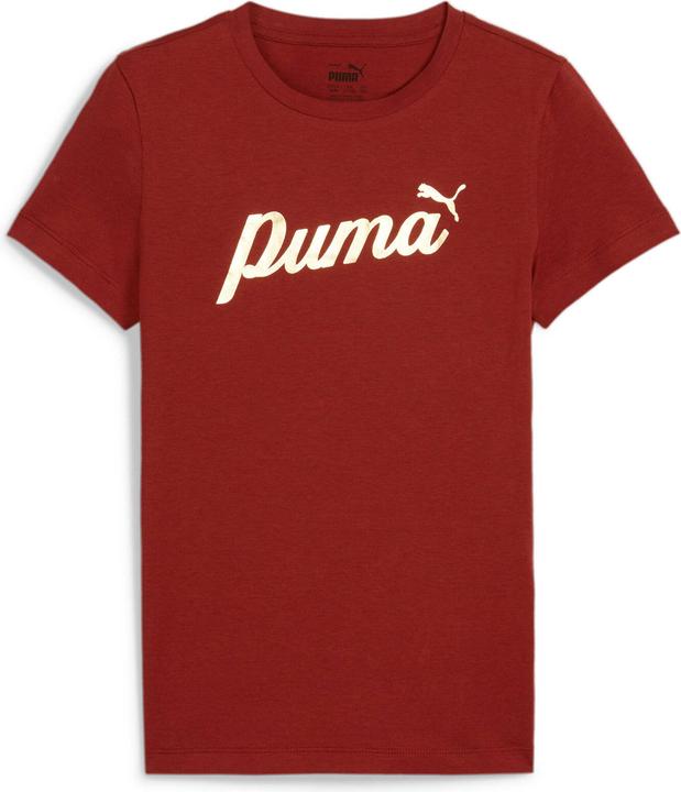 Puma ESS+ SCRIPT Metallic Tee G (164)