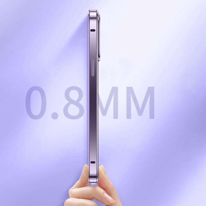 Produktbild Cover-Discount iPhone 14 - Magnetische Schutzhülle mit Panzerglas violett (Apple iPhone 14)