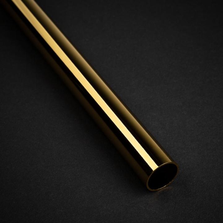 Bitspower None Chamfer Brass Hard Tubing 14mm AD (0.50 m, Metall)
