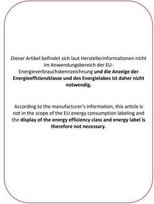 Etichetta energetica Weber Home KB19 (26 l)