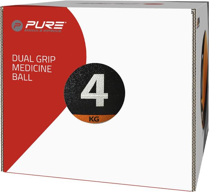 Image du produit Pure2improve Medizinball avec poignées (4 kg)