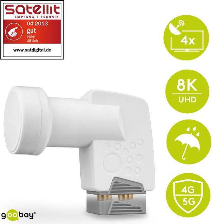 Image du produit Goobay Quad universel (Quad LNB, 40mm)