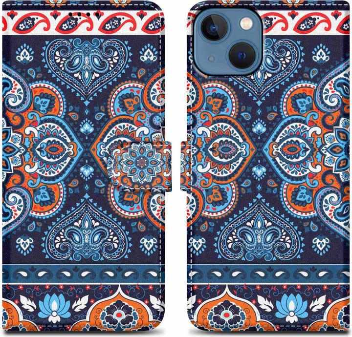 Actual product image Cadorabo Case for Apple iPhone 14 in Book Print Style (Apple iPhone 14)