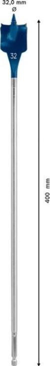 Immagine prodotto Bosch Professional Zubehör Expert SelfCut Speed fresa piana, 32 x 400 mm (32 millimetri)