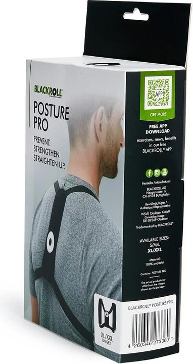 Actual product image Blackroll Posture Pro XL/XXL