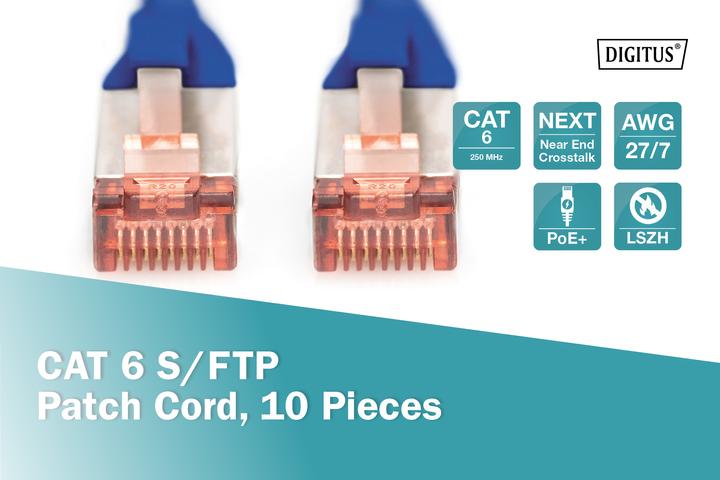 Actual product image Digitus Network cable (S/FTP, CAT6, 1 m)