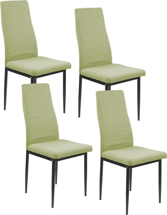 Produktbild HTI-Living Esszimmerstuhl 4er Set Memphis Grün