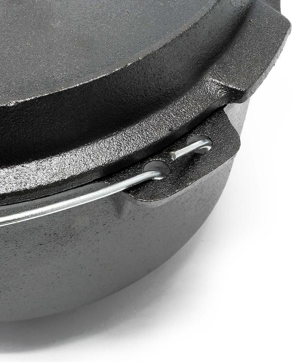 Produktbild Wiltec Dutch Oven 3l Untersetzer Deckelheber Kochtopf Gusseisen Feuertopf Schmortopf