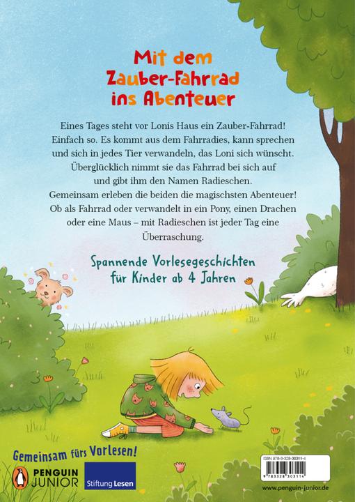 Actual product image Loni und Radieschen – Das unglaubliche Zauber-Fahrrad (German, Milena Baisch, 2024)