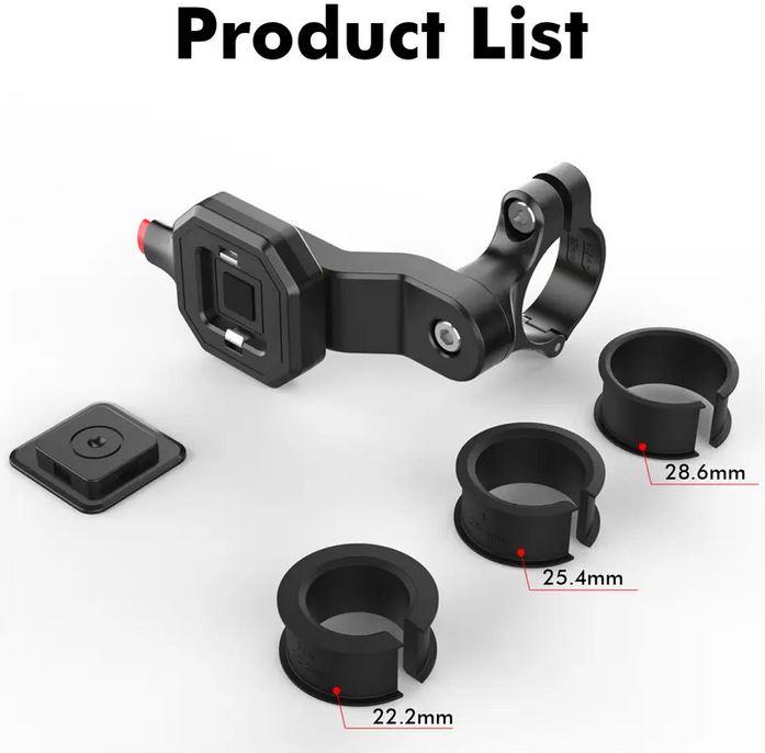 Actual product image PhoneLook Quick Lock smartphone holder for bike and motorbike with quick release function