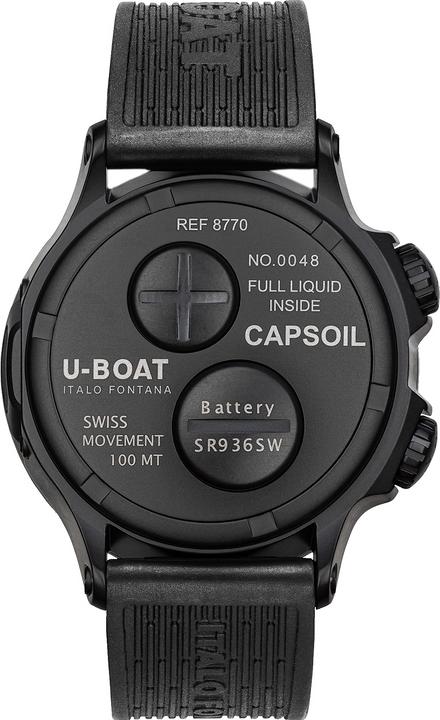 Produktbild U-Boat 8770/A Capsoil Qs. Doppotempo DLC 45mm 10ATM (Swiss Made, 45 mm)