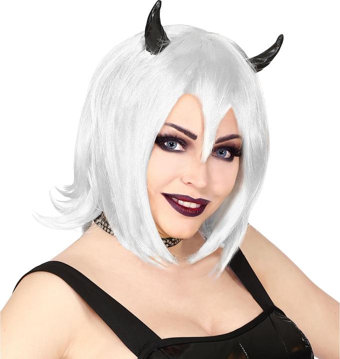 Immagine prodotto Magni Widmann 04457 - Parrucca da diavolo, cosplay, gotica, festa a tema, carnevale, Halloween