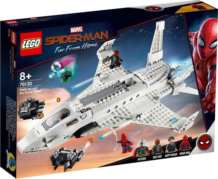 Immagine prodotto LEGO Il jet di Stark e l'attacco del drone (76130, LEGO Marvel)
