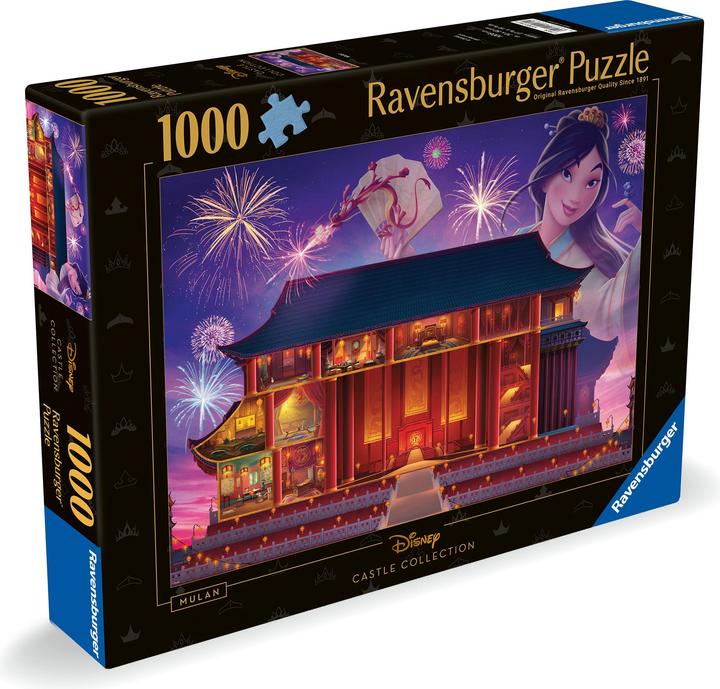 Immagine prodotto Ravensburger Puzzle 12000260 - Mulan - puzzle da 1000 pezzi Disney Castle Collection per adulti (1000 pezzi)