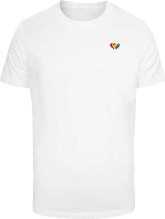 Actual product image Mister Tee MisterTee Double Hearts Pride Tee - 166823 (S)