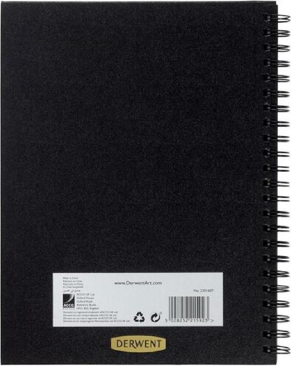 Produktbild Derwent Skizzenbuch (A4, Blanko, Harter Einband)
