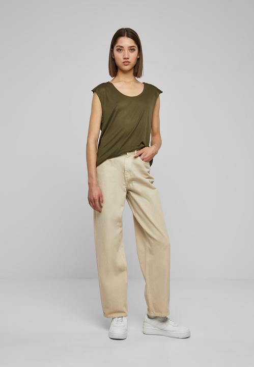 Produktbild Urban Classics Ladies Shoulder Zip HiLo Tee (XS)
